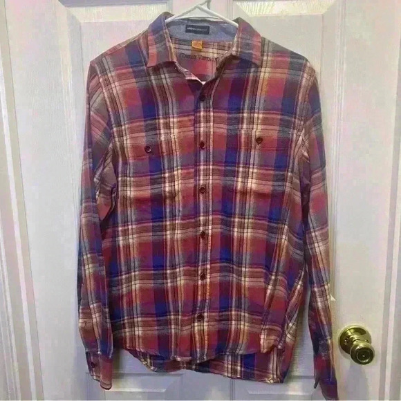 Tailor Vintage Men's Small Luxe Performance Flannel - Picture 1 of 6